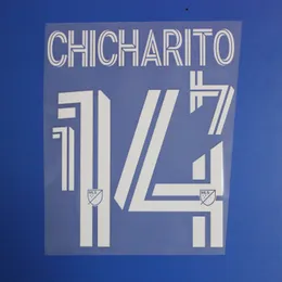 2020-21 Major League La Galaxy Soccer Namnet Anpassa namn A-Z Nummer 0-9 Skriv ut fotbollsspelare Font Chicharito namnet