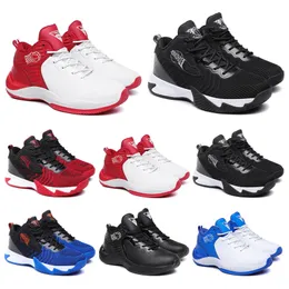 Basket skor män chaussures svart vitblå röda mens tränare jogging walking andas sport sneakers 40-44 stil 11