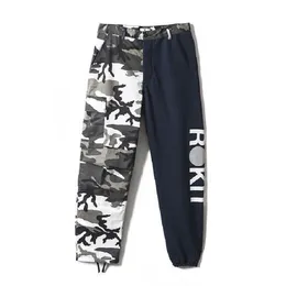 New Camouflage Sports Trousers Men and women Models Large Size Straight Print Camouflage Men Running Pants
