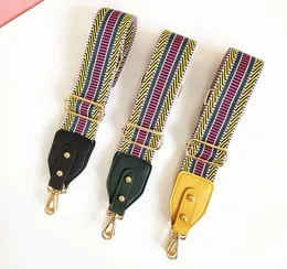 Colored Belt Bags gift Accessories for Women Rainbow Adjustable Shoulder Hanger Handbag Straps Decorative Handle Ornament