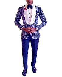 Groomsmen de alta Qualidade Xaile Lapela Do Noivo Smoking One Button Men Ternos de Casamento / Prom Melhor Blazer Homem / Noivo (Jacket + Pants + Tie) M812
