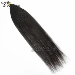 VM Cuticola Allineata Indiano Grezzo Vergine Pre Bonded Capelli Umani Cheratina Stick Prebonded 4A Afro Crespo Ricci I Tip Estensioni