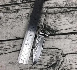 1Pcs High Quality 3.15 Inch DIY VG10 Damascus Steel Blade With Stainless Steel Knives' Handle Head H2103