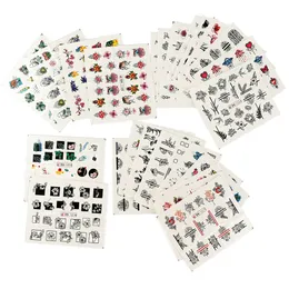 24 Nail Stickers 3D Colorful Mixed Art Nail Art Nail DIY A987