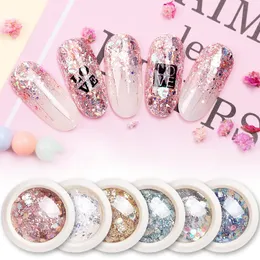 Popular Nail Flakes Sequins Nail Powders Sticker Glitter Powder Art Shinning DIY Manicure Decoration