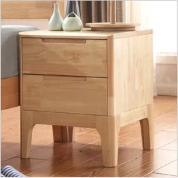 Nordic Solid Wood Bedside Cabinet Bedroom Furniture Simple Storage Multifunctional Corner Cabinets in Modern