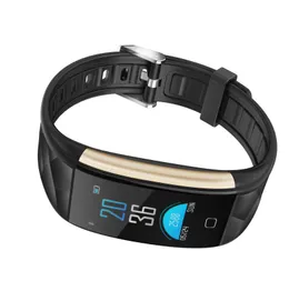 T20 smart armband blodtryck blod syre hjärtfrekvens monitor klocka fitness tracker sport vattentät armbandsur för iPhone iOS Android