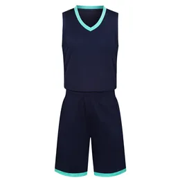 2019 New Blank Basketball jerseys printed logo Mens size S-XXL cheap price fast shipping good quality Dark Blue DB003