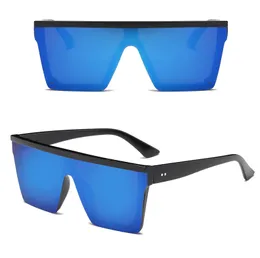 Wholesale-Luxury Designer Sunglasses European One-Piece Lens Sunglasses Square Couple Glasses Fashion Accessories for Gift 5 Colors In Stock