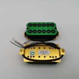 نادر الخضراء Humbucker غيتار بيك اب الرقبة وجسر الخضراء تغطية غيتار كهربائي بيك اب 4C في الأوراق المالية