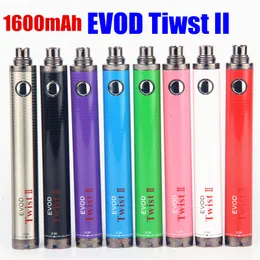 Evod Twist II 2 батареи VV 1600MAH Переменное напряжение 3,3 В-4.8 В аккумулятор