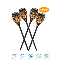 Solar 33LEDs Prato Danzante Fiamma Torcia Luci radar Lampada Gard Paesaggio Giardino Luce Fiamma Lampada Lampadina tremolante Lampada da prato danzante