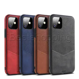 Zachte TPU Zakelijke Lederen Case Holster Pouch Cases Cover voor iPhone 11 Pro MAX XR XS 8 7 6S PLUS