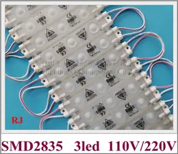 AC220V / AC110V入力注入LEDモジュールライト2W SMD 2835 3 LED IP65 110mm * 20mm * 8mmスーパー明るい2019新しいIP65防水3年保証