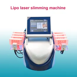 160mw 10pads Portable Lipo Laser Body Slimming Machine för Fett Removal Spa Salong Machines