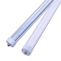 T8 8ft LED Tube Lights Single Pin FA8 Tube Light 45W 2.4M Led Fluorescent Tubes Light 85-265V 3 years warranty