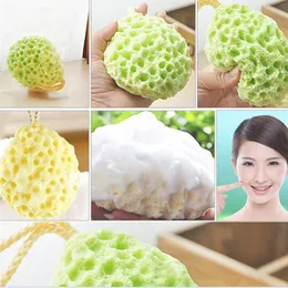 Wholesale- Top Selling Bath Ball Sponge Mesh Exfoliating Body For Bathroom Cleaning Scrub Exfoliate Scrubber Skin Care Bath Flower