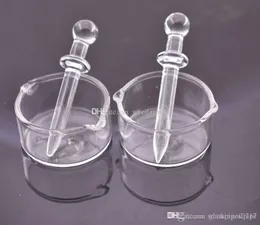 Großhandel Perücke Wag Konzentrat Glaswachs Dish Ölbehälter Dabber Werkzeug-Set Kit