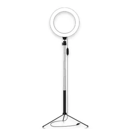 Selfie Ring Light with Table Stand 20cm/8inch Dimmable Led Lighting for Makeup,Photography , Video Recording,Vlog,Blogging Work