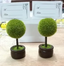 Ślub Favors Prezenty Topiary Drzewo fotograficzne Uchwyt / Uchwyt na kartę Party Wedding Table Decoration