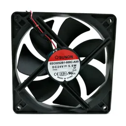 Original EEC0252B1-000C-A99 DC24V 5W 120x120x25MM 12cm 2Lines Inverter Cooling Fan