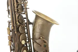 Margewate Alto Eb Tune Saxofone Ny ankomst Unik Retro Mässing E Flat Sax Musical Instrument med Fodral Gratis Frakt