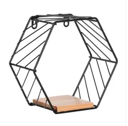 Sales!!! Free shipping Wholesales 6-sided Height 26cm Large Wall Hanging Storage Black