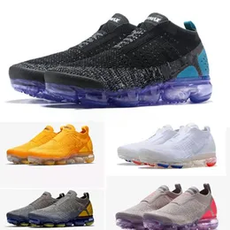 Chaussures Moc 2 Laceless 2.0 outdoor Shoes Triple Mens Women Sneakers Fly White knit cushion Trainers Zapatos size 5.5-11