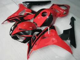 Sıcak Satış Enjeksiyon Kalıplama Perileri Honda CBR1000RR 2006 2007 için Kırmızı Siyah Fairing Kiti CBR 1000 RR 06 07 VB34