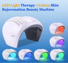 Sıcak Satış Taşınabilir LED Işık Terapi 7 Renkler PDT Katlanabilir LED Maske Cilt Gençleştirme Güzellik Makinesi