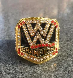 2016 Wrestling Federation Hall of Fame Championship Ring med trä Display Box Souvenir Män Fan Present 2018 2019 grossist Drop Shipping