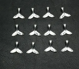 500pcs/lot Antique Silver Whale Tail Charms for Jewelry Making DIY Bracelets Pendant Beads Charm Jewelery Alloy Accessories 16mm