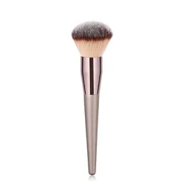 Professional Champagne Makeup brush for Eye shadow blush foundation loose powder cosmetics wood handle soft nylon hair drop shipping