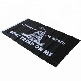 Liberty Or Death Flag 3x5ft 150x90cm National Polyester Printing Indoor Outdoor HangingWith Brass Grommets,Free Shipping