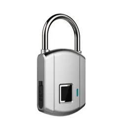 USB Smart Fingerprint Lock Anti Theft Kłapiasty Klawisz Keyless Drzwi Bagażnik Lock - Black