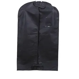 Non Woven Suit Overcoat Dust Proof Cover High Quality Black Clothing Storage Bag Travel Garment Carrier cover travel