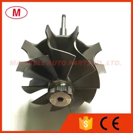 CT26 17201-17010 17201-17030 52.00/68.00mm 10 blades Turbo turbine wheel/Turbine shaft for 17201-42020 17201-74010 turbocharger cartridge