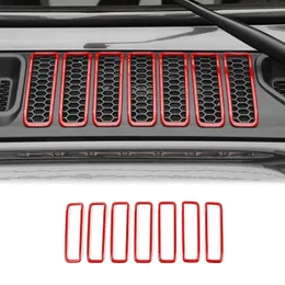 Jeep Wrangler JL 2018+高品質自動外観アクセサリーのためのABS車の吸気口の装飾赤