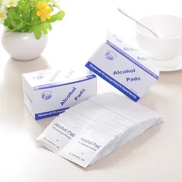 100pcs/lot Alcohol Prep Swap Pad Wet Wipe for Antiseptic Skin Cleaning Care Jewelry Mobile Phone Clean