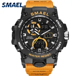 Sport Watch Men SMAEL Brand Toy Mens Watches Military Army S Shock 50m Waterproof Wristwatches 8011 Fashion Men Watches Sport LY191213