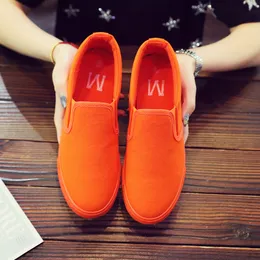 35-44 Canvas Women Large Size Shoes 2019 New Spring Sume Par Shoes Sneakers Casual Breatble Slip On Flats Heels New102 102