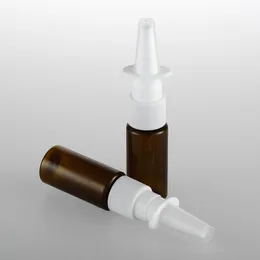 15ml husdjur tomma flaska plast nässpray flaskor pump spruta dimma näsa spray påfyllningsflaskor för medicinsk LX1380