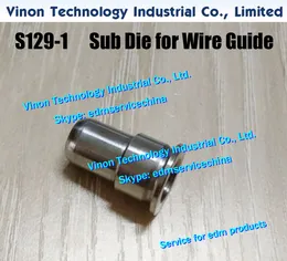 (1 adet) Ø1.0 / 1.5 / 2.0 / 2.5mm S129-1 edm Alt Kalıp Tel Kılavuzu Sodic AD400, AD360, AG600 Kılavuz Tutucu (Paslanmaz Çelik)