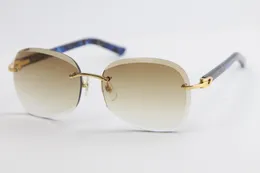 金属のリムレス板サングラスを販売するadumbral猫の目のサングラスファッション高品質のサングラスの男性と女性カットのトップレンズが暑い