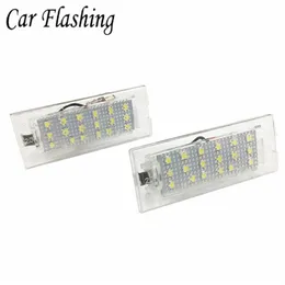 2 teile/satz 18 LED Fehler Lizenz Nummer Platte Licht Für BMW X5 E53 X3 E83 1999-2006 X3 E83 2003-2010 Auto Styling Accessories2522