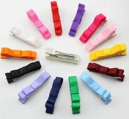 Baby tjejer hårbågar clips tillbehör barn 1,8 tums band bowknot alligator clip sweet mini söta hårnålar huvudbonader 50pcs fj3214