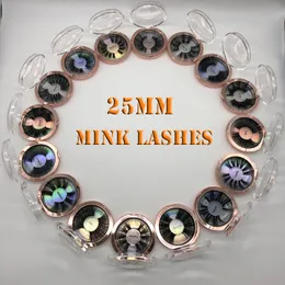 2019 nya 25mm ögonfransar 5d mink ögonfrans 25mm långa individuella sexiga falska ögonfransar mink fransar Bättre 3D Eyelash Extended Edition 16 stilar