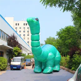 20ft Length Giant Green Inflatable Dragon Dino Gemmy Inflatables Balloon Dragon For Nightclub Stage Parade Decoration