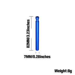 Selbstreinigender One Hitter 82 mm Metallschläger, Schnupftabak, rauchende Zigarette, Dugout-Pfeife, Neuheiten, Sniffer 101