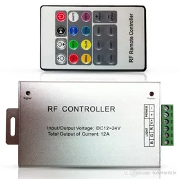 DC12V-24V 12A Wireless RF led Remote Controller 20 Key rgb led controller For SMD 5050 3528 LED Strip lights modules